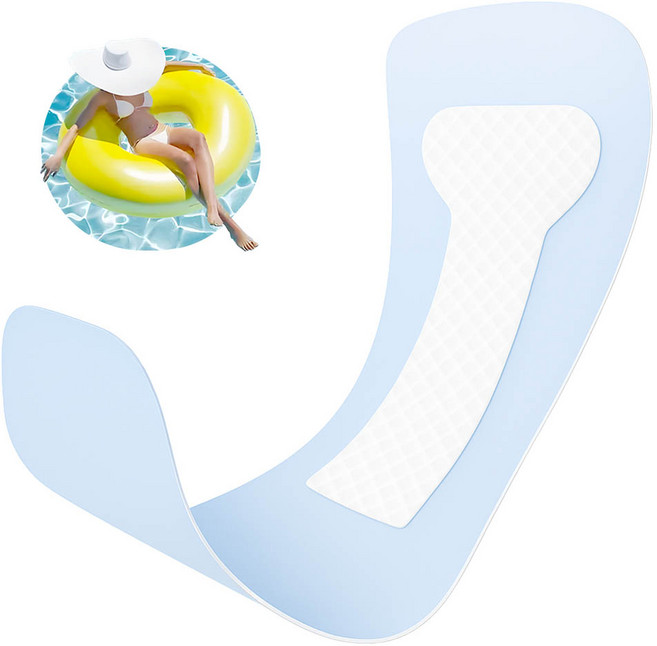 깔끔더하기 y존 수영장 생리 방수 패치 스티커 소중이 패드, 2개, 투명