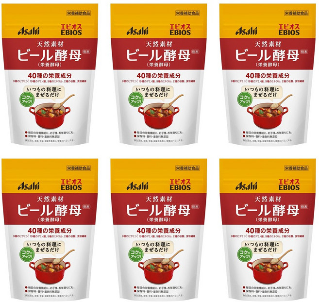 Asahi 아사히 에비오스 맥주효모분말 200g 6개