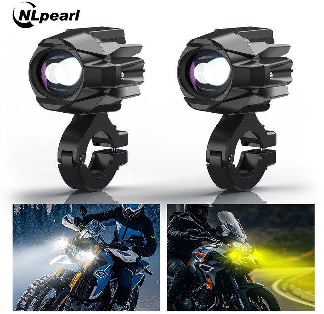 2025년형 S16은 오토바이 전기차 LED 물새형 안개등에 적합합니다. 12v-24v 적용 가능합니다., 1세트