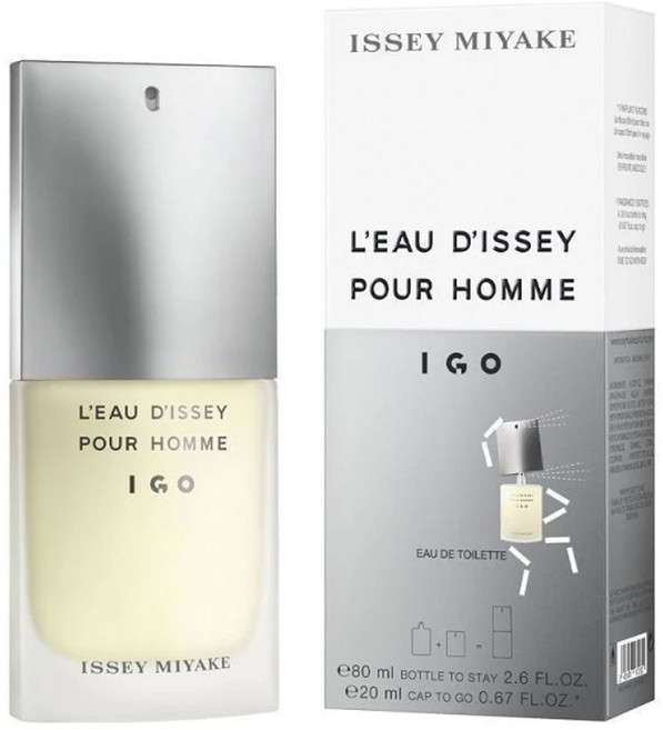 이세이미야케 로 디세이 퓨어 옴므 IGO 오 드 뚜왈렛 80ml + 20ml, 1개