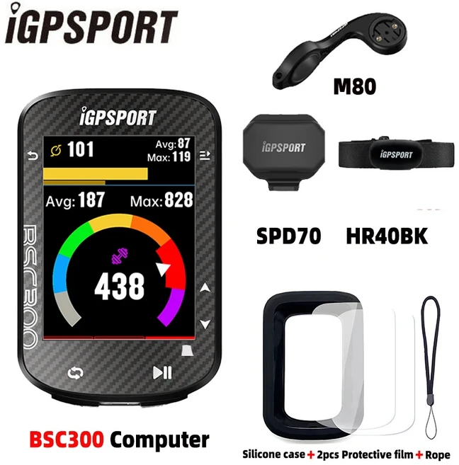 IGPSPORT BSC300 컴퓨터 무선 자전거 주행 거리계 네비게이션 MTB 도로 케이던스 센서 IPX6 방수, BSC300 Group4, 1개