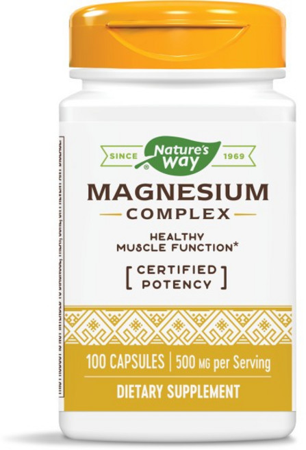 Nature's Way 然萃維 鎂複方膠囊, 100顆, 1罐