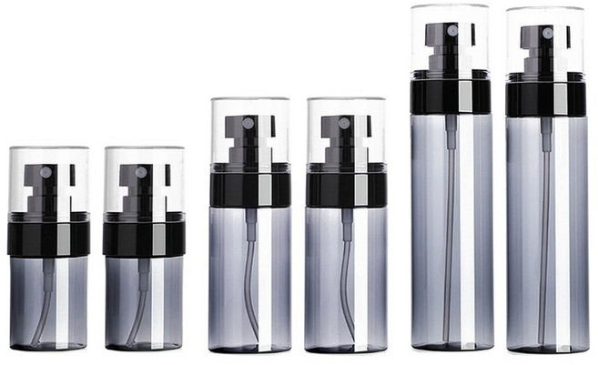 EGMI 초미세 안개 분사 분무기 공병 미스트 스프레이 용기 3종 6개입, 1개, 그레이