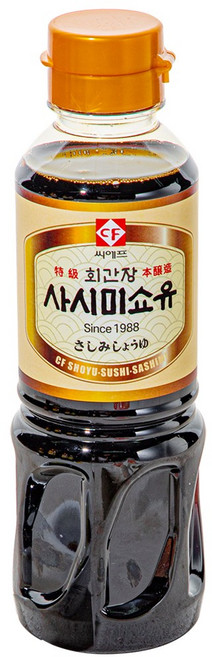 씨에프 국내생산 일본식 회간장 사시미쇼유, 1개, 360ml