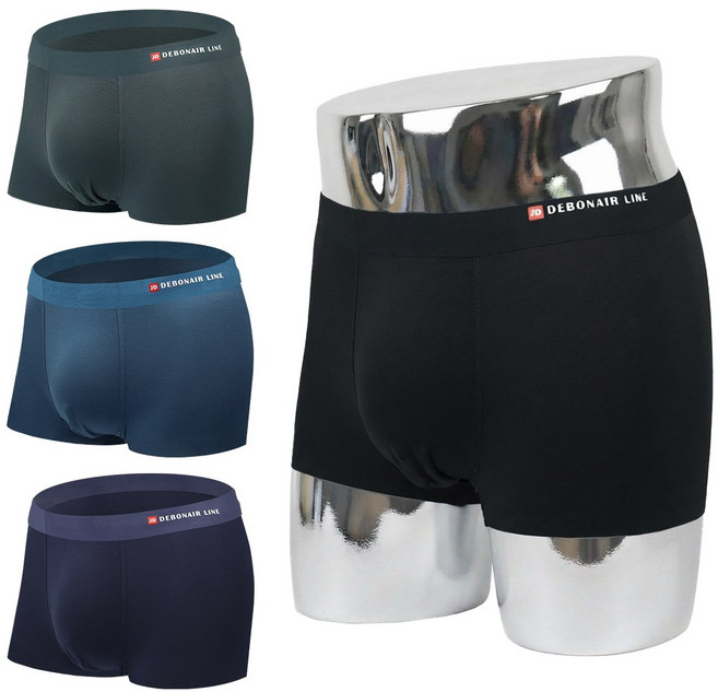 제임스딘 남자 모달 심리스 무봉제 드로즈 4종세트