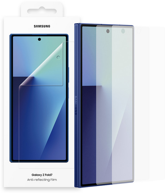 삼성 정품 갤럭시 Z 폴드7 AR 스크린 프로텍터 액정보호필름 2매, 1세트, 투명