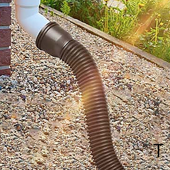 우수관로 우수관 파이프 우수 배관 연장 배수관 파이프 블랙