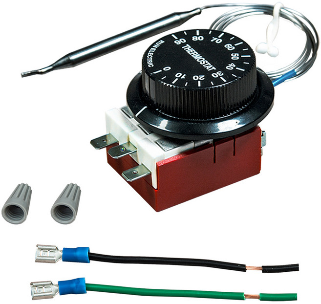 온도조절기 누드형썸머스타트 온도컨트롤 320도, 1개