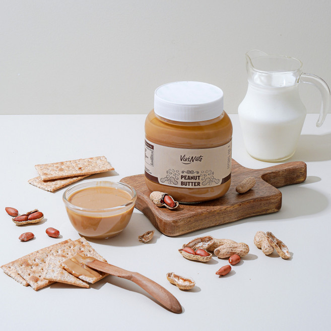 비키넛츠 무설탕 무염 땅콩 100% 피넛버터 스무스 크림, 1개, 650g