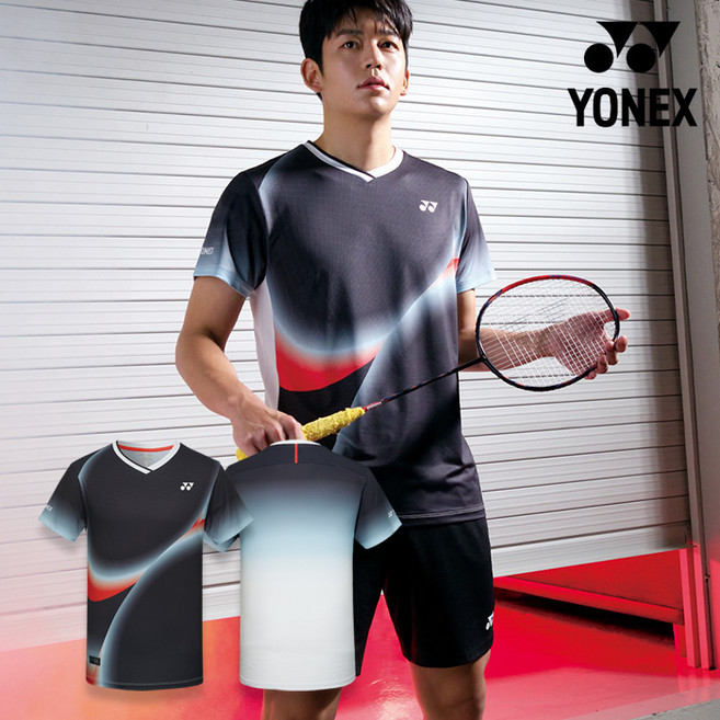 요넥스 아울렛 243TS001M 남성 배드민턴 경기복 게임웨어 반팔 티셔츠 오남스포츠