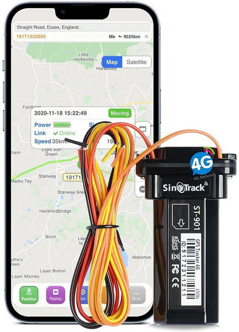 차량용 SINOTRACK ST-901L 4G GPS 트래커 카 로케이터 미니 실시간 위치 추적 장치 월 요금제 없는 트럭 택시용 방수 모터사이클 트래커 장치, 1개
