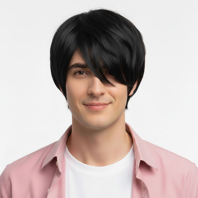 [파티팡] K-POP 미라 코스프레 가발 케데헌 스타일 파티용 긴머리 아이돌 변신 가발, 1개