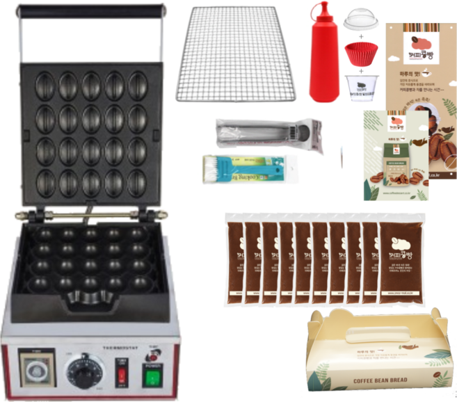 원스 커피콩빵 창업 풀세트, 커피콩빵 풀세트(커피맛10kg포함)