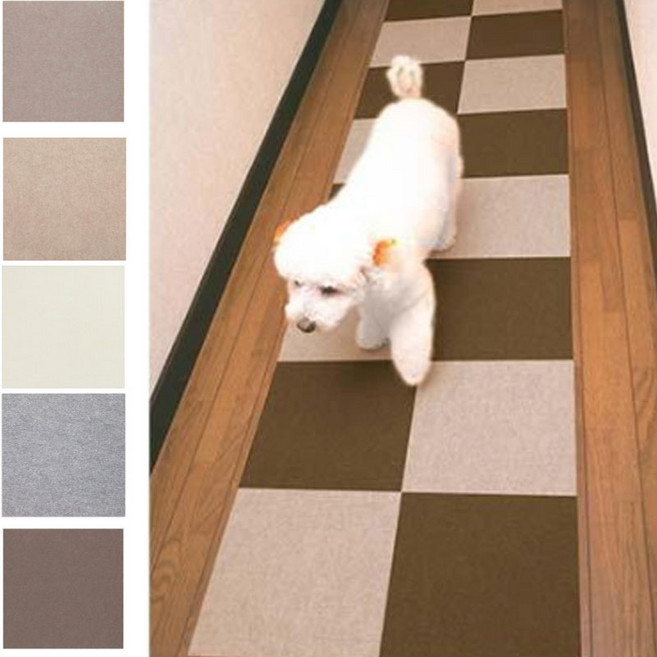 산코 반려동물 퍼즐매트 논슬립 미끄럼방지 30x30cm 일반 발수 매트, 1개, 베이지