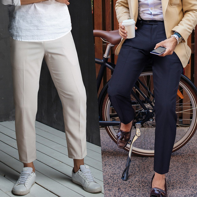 제이케이룩 LIO크리슈어 10부 쿨슬랙스 남자쿨팬츠 세미정장바지