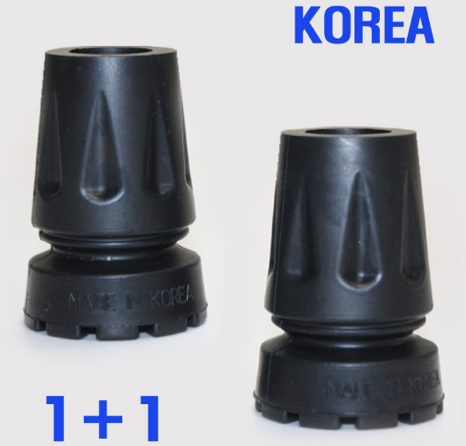 어르신 지팡이고무 1+1 고무 발 패킹 바킹 캡 보행용, 1세트