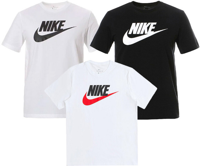 나이키 스우시 남자 여자 커플 공용반팔 러닝 런닝 반팔 티셔츠 푸츄라