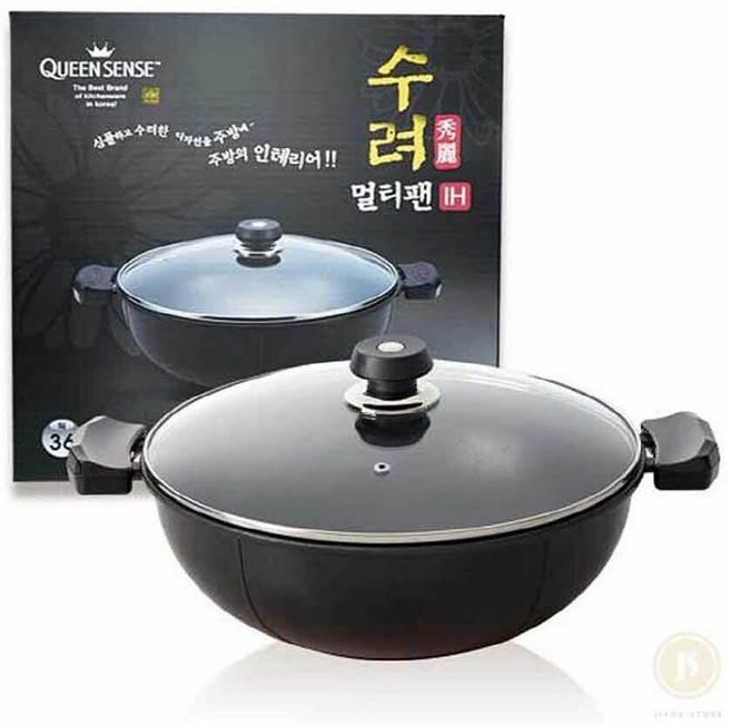 스토어-정유 인덕션 수려 멀티팬 36cm IH 후라이팬 찜팬자재