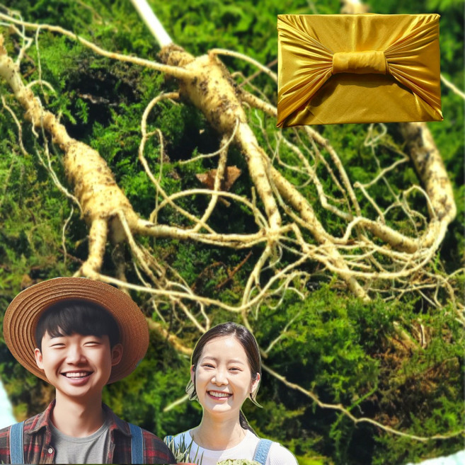 한울산삼 정품 산양산삼 7년 8년 산삼, 5개, 4g