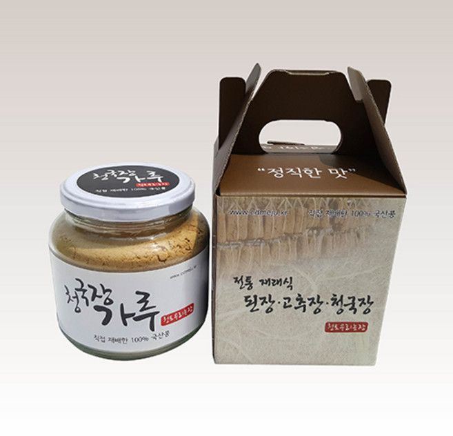청도우리농장 황토방에서 발효시킨 청국장가루 400g 800g, 1개