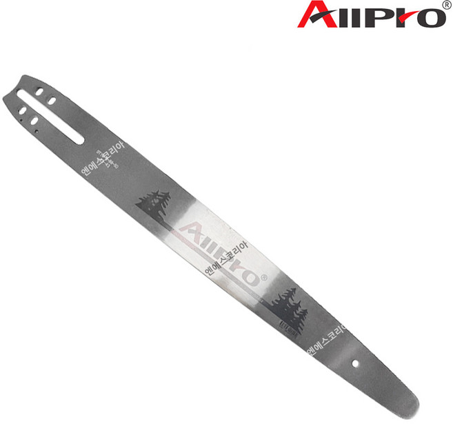올프로 엔진톱 범용 가이드바 조각바 10인치 14인치 16인치 25번 30날 38날 43날 전기톱 체인톱 기계톱 통바 한옥, 16인치 25번 43날, 1개
