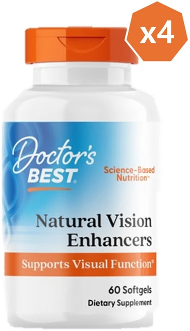 닥터스베스트 Natural Vision Enhancers 루테인 60정 x4, 1개, 1정 - 쿠팡