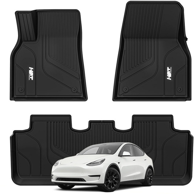 에이치엠티 TPE 카매트 풀커버 3D 자동차 바닥매트 테슬라, 모델Y(21년02월~)