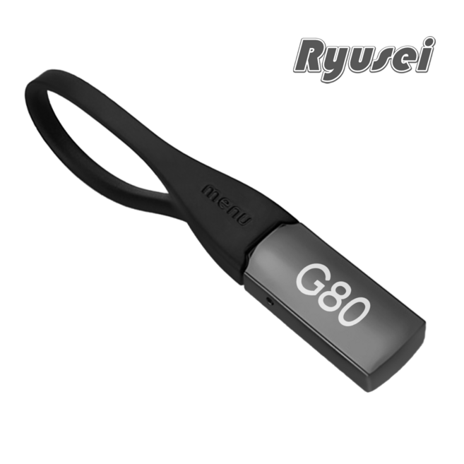 Ryusei 자동차 키링 고급 키홀더링 제네시스 호환 키링 열쇠고리 연결고리 키케이스 차량용품 G80 GV70 GV80 무료각인 R055, G80-black, 1개
