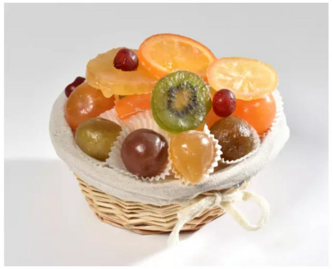 프랑스 후르츠 콩피 La Maison du 과일정과 La Paille 500g, 1개