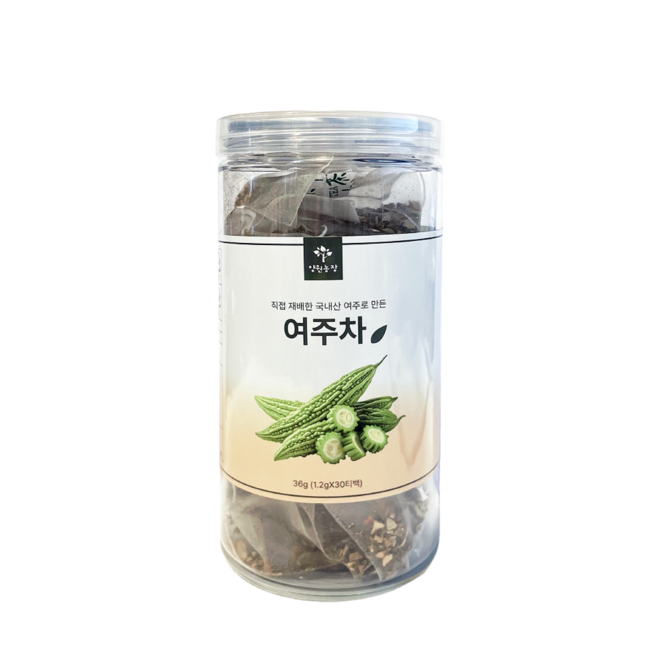 양원농장 실속 원형통 여주차, 1.2g, 1개, 30개입