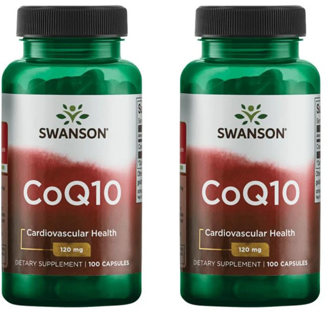 스완슨 CoQ10 120mg 캡슐, 2개, 100정 - 쿠팡