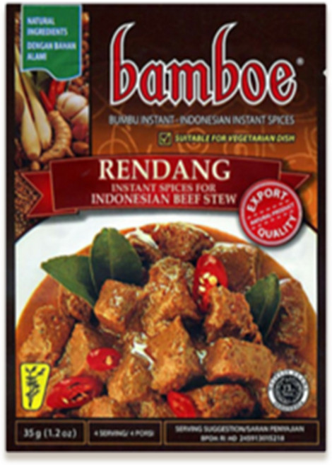 봄부 밤보에 른당 렌당 페이스트, 45g, 3개