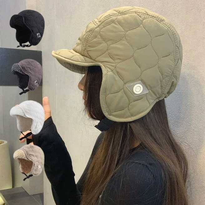 양면 방한모 귀달이 트루퍼햇 대두 빅사이즈 군밤 겨울 뽀글이 털 패딩 모자 캠핑 스키장