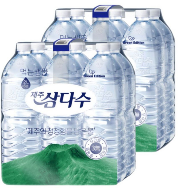 제주삼다수 그린, 2L, 12개