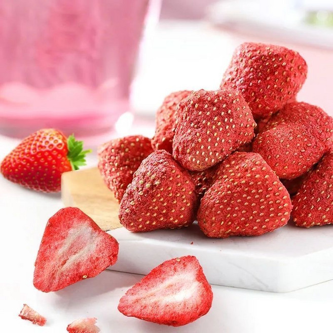 딸기 동결 건조 바삭바삭하니 입에 맞습니다, 1개, 1kg