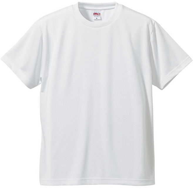United Athle 絲綢觸感吸濕排汗T恤 UA5088, 白,XL