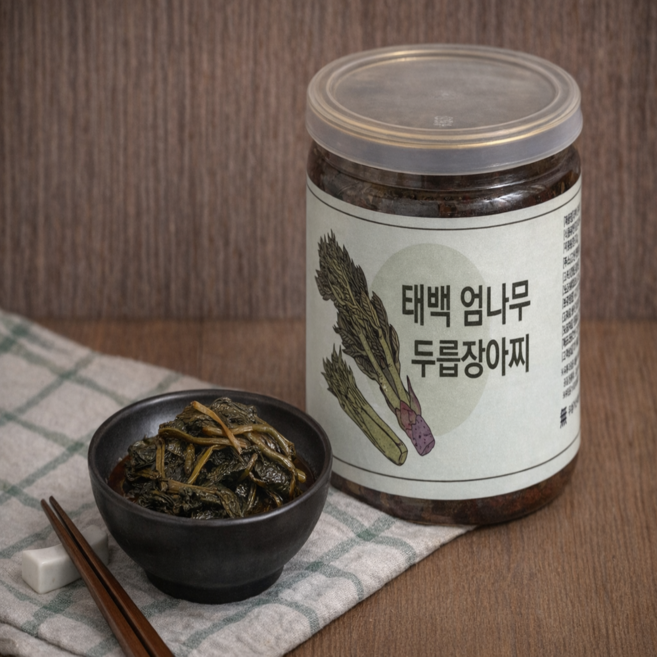 태백 엄나무(두릅) 장아찌(500g) / Pickled Taebaek Fatsia Sprout(500g)