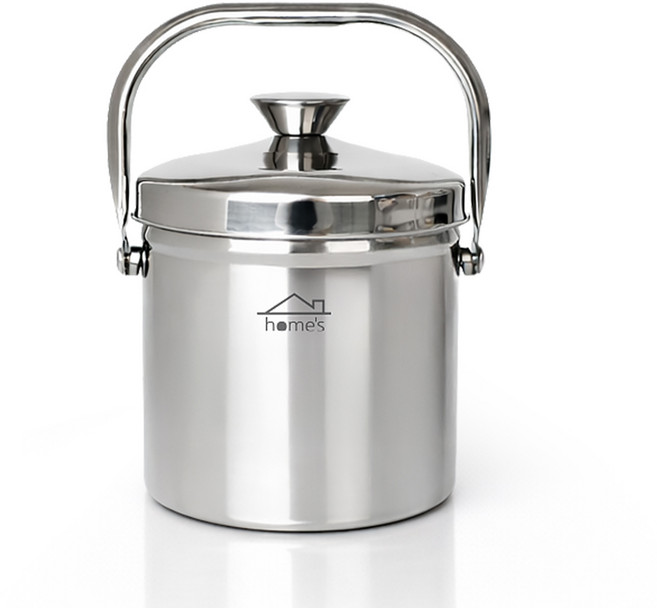 올스텐 음식물 쓰레기통 2L, 1개, 실버