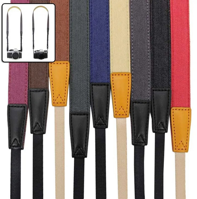 카메라 미러리스 넥스트랩 목걸이 소니 캐논 니콘 DSLR 호환, 블랙, 1개