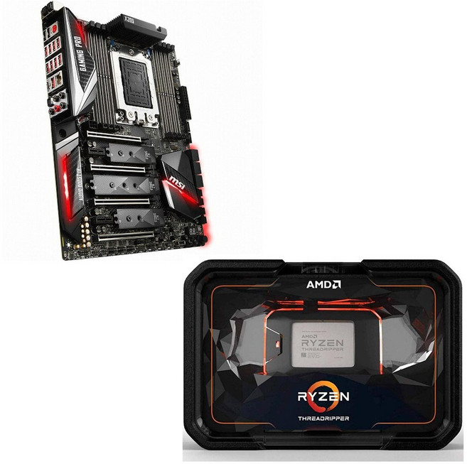 MSI X399 GAMING PRO CARBON AC 메인보드+AMD Ryzen ThreadRipper 2950X CPU 번들