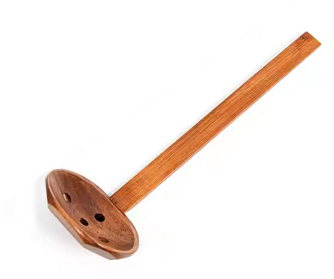 일본[코베크] 네츄럴 대나무 국자 조리도구 / 전골 나베 국물용, 구멍국자