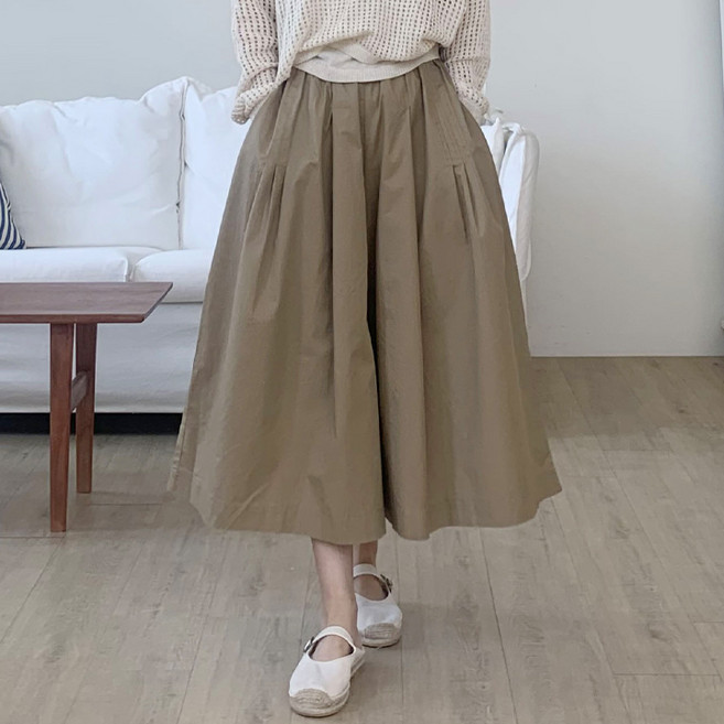 애플망고옷장 오버핏 동가 1027 여성 와이드 치마바지