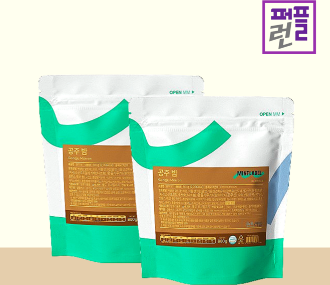 공주 밤 파우더, 2개, 800g, 2개, 1개입
