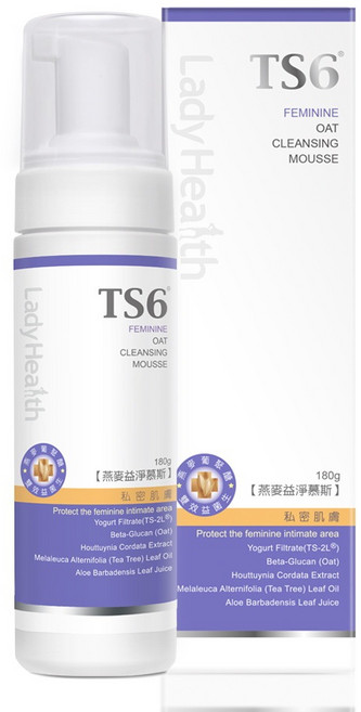 TS6 護一生 燕麥益淨慕斯 180g, 1個