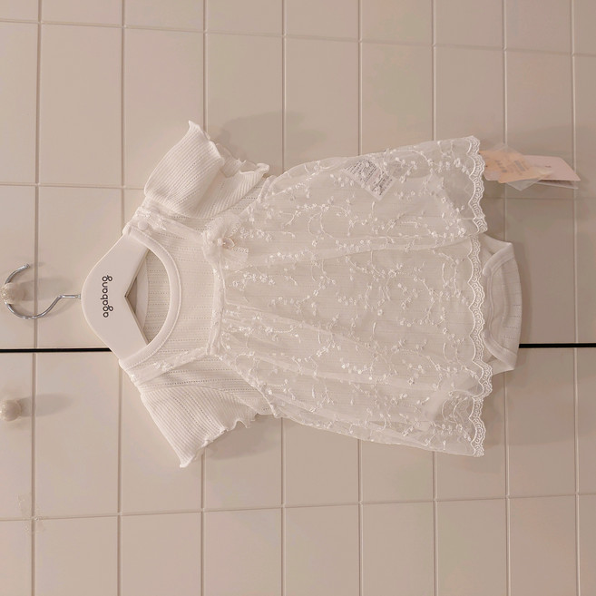 아가방 NC청주점# 26년여름신상~ 무형광원단~ 부드러운 뷔스띠에와 신축성 좋은 바디 수트 세트