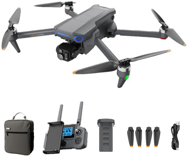 AE30 Ultra 항공 촬영 드론 낚시드론 고급형 4K, 기본컨트롤러+일반형 (배1포함), 1개