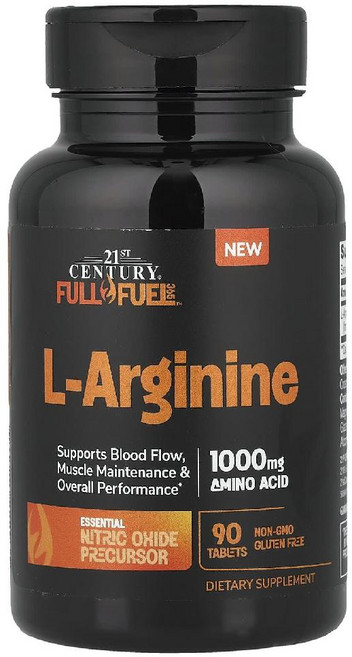 21세기 아르기닌 Full Fuel L아르기닌 1000mg 남성 스포츠 헬스 타블렛 90정, 1개, 1개