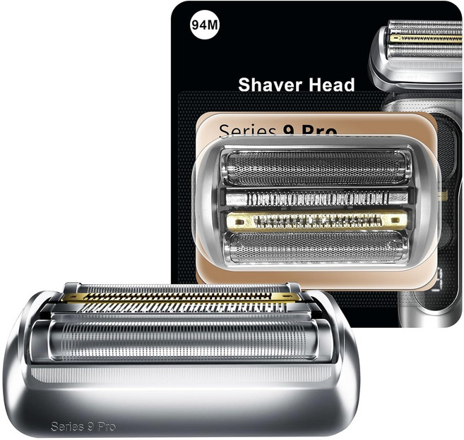 브라운 시리즈 9 면도기 호환 면도날 92S 92B 94M 교체용 면도기 날망, 2개