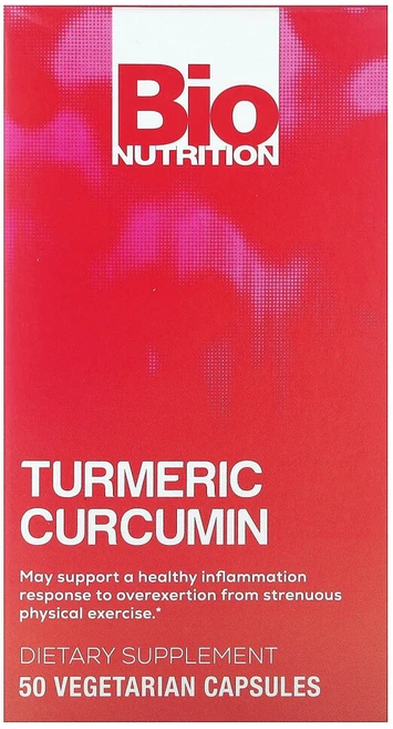 바이오뉴트리션 터메릭 커큐민 강황 추출물 Turmeric Curcumin 베지캡슐 50정, 1개 - 쿠팡