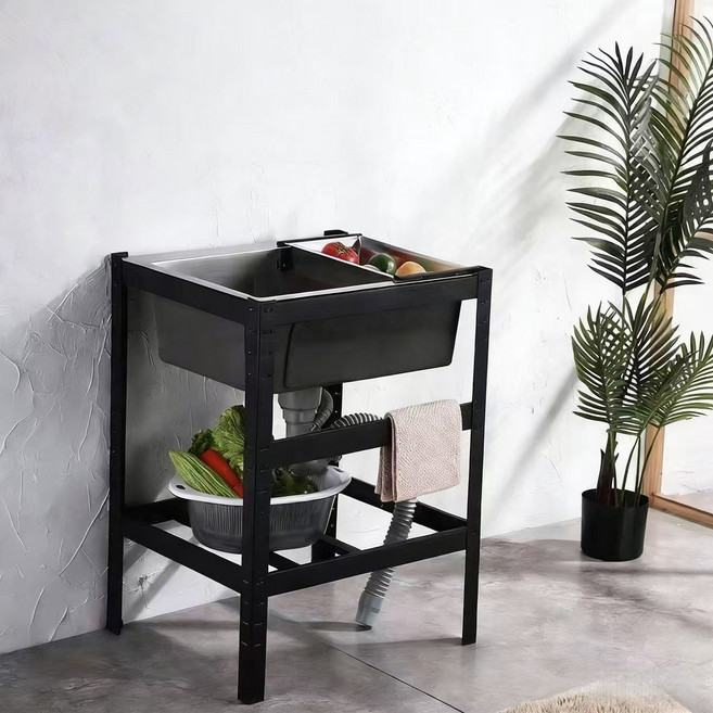 YAPOGI 간이 두껍게 한 스테인리스 세면대, 일반 모델